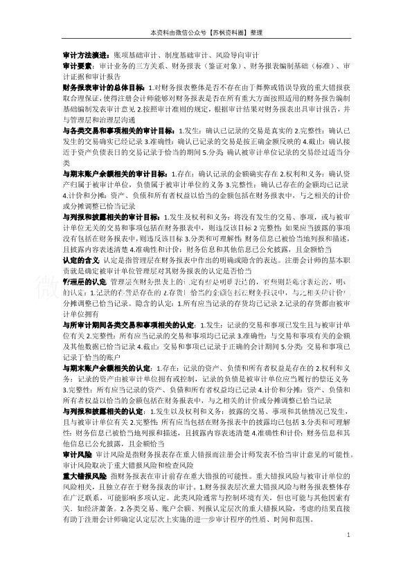 审计学原理